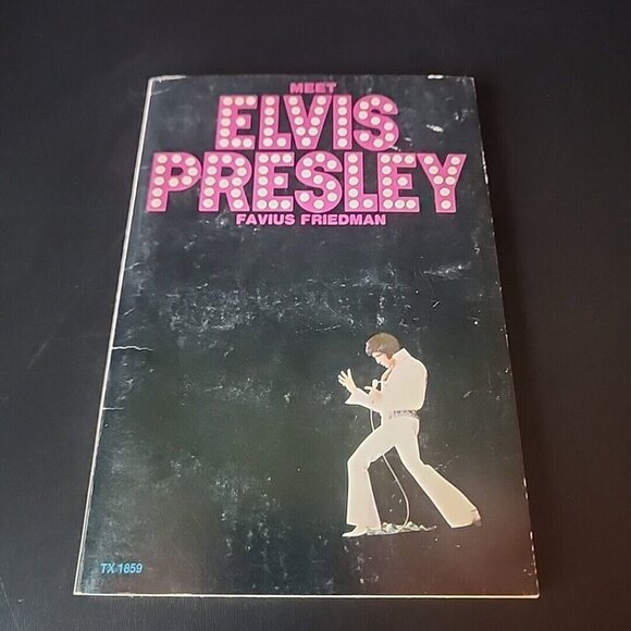 Meet Elvis Presley Favius Friedman 1977 Scholastic Printing Paperback - Picture 1 of 6